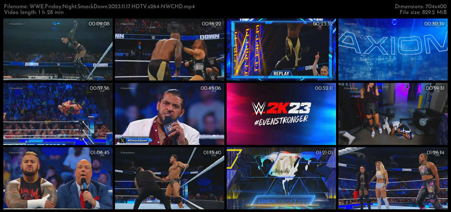 WWE Friday Night SmackDown 2023 11 17 HDTV x264 NWCHD TGx