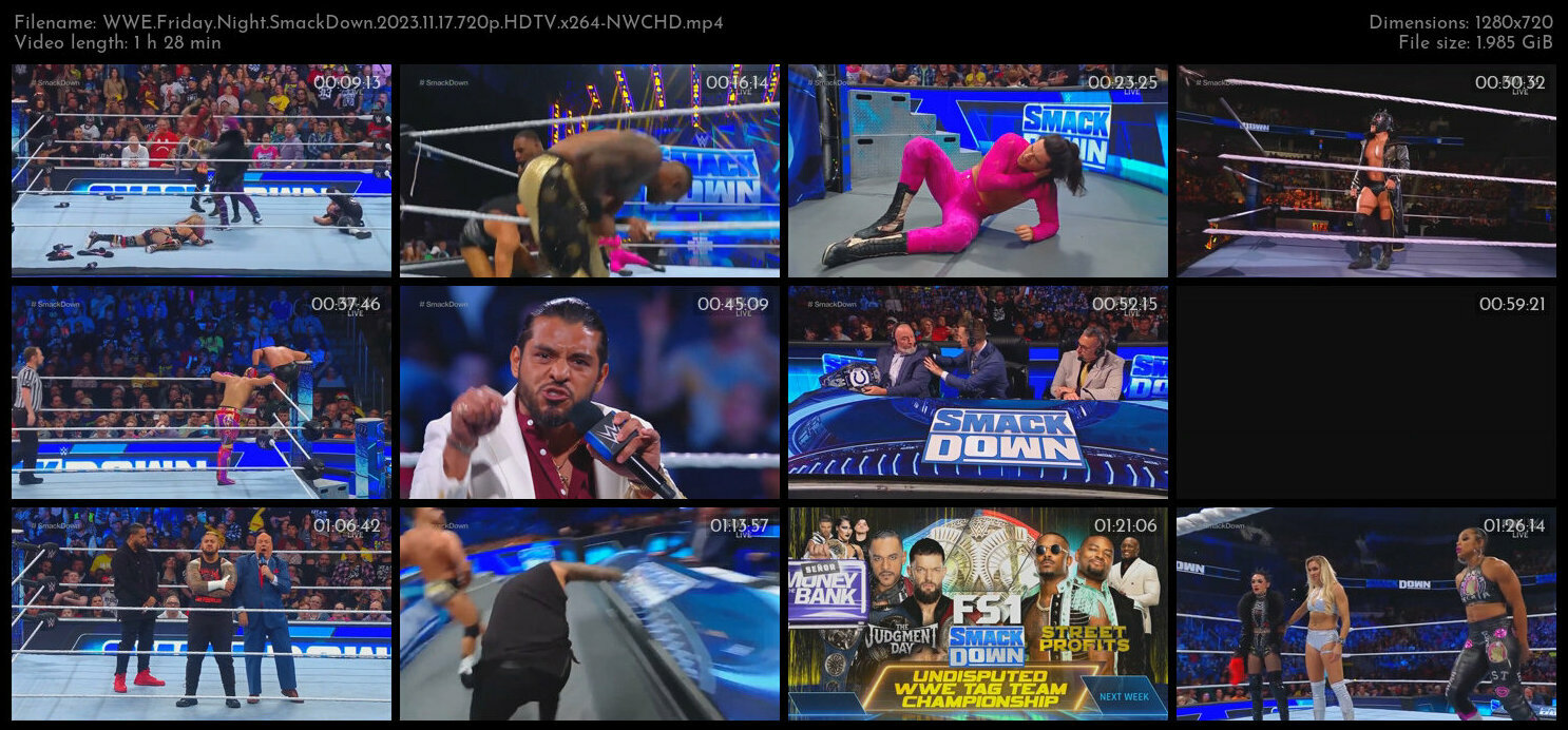 WWE Friday Night SmackDown 2023 11 17 720p HDTV x264 NWCHD TGx