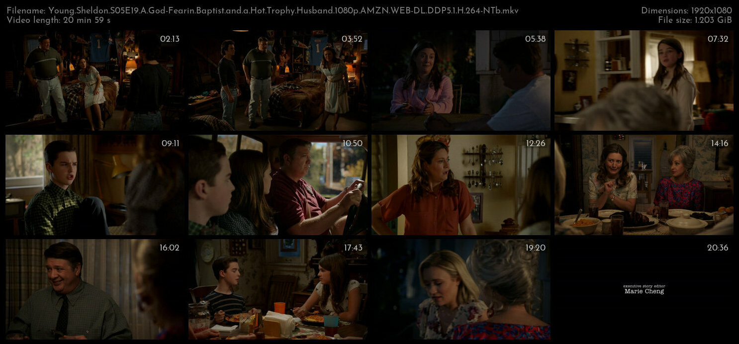 Young Sheldon S05E19 A God Fearin Baptist and a Hot Trophy Husband 1080p AMZN WEB DL DDP5 1 H 264 NT