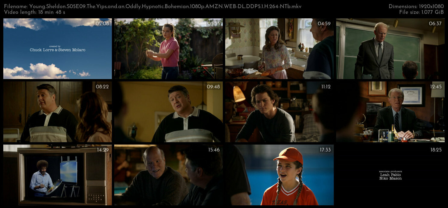 Young Sheldon S05E09 The Yips and an Oddly Hypnotic Bohemian 1080p AMZN WEB DL DDP5 1 H 264 NTb TGx