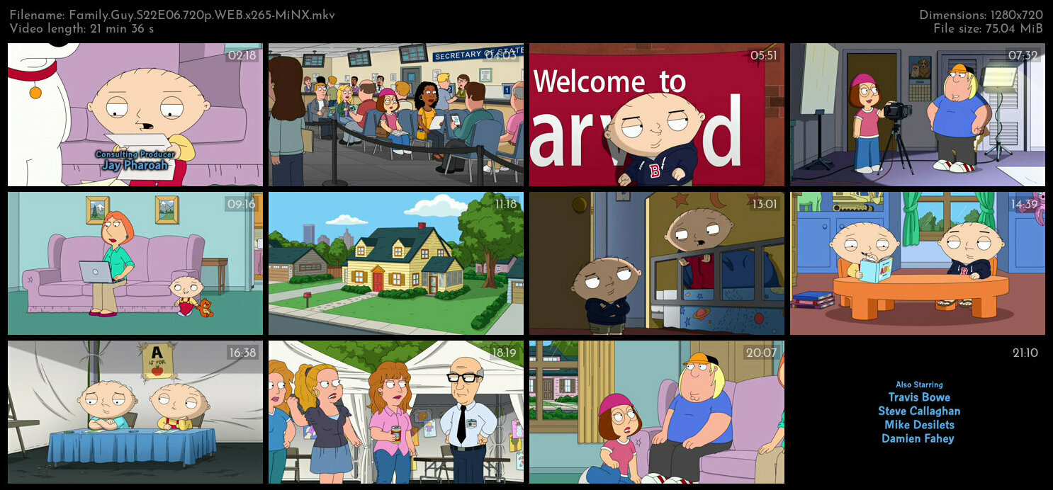 Family Guy S22E06 720p WEB x265 MiNX TGx