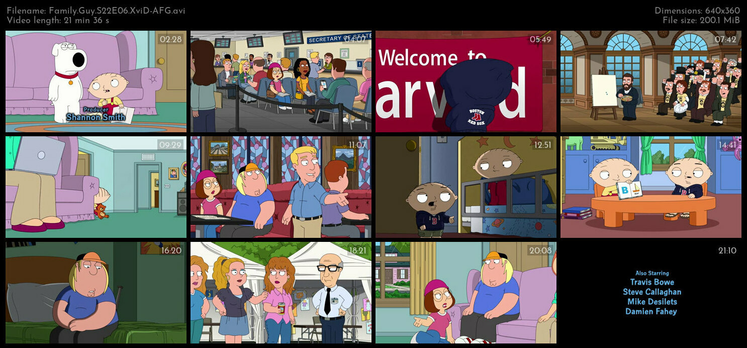 Family Guy S22E06 XviD AFG TGx