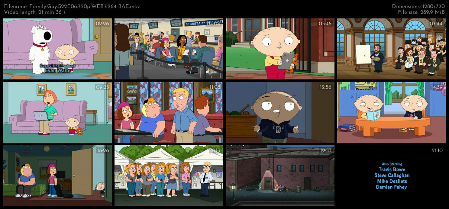 Family Guy S22E06 720p WEB h264 BAE TGx