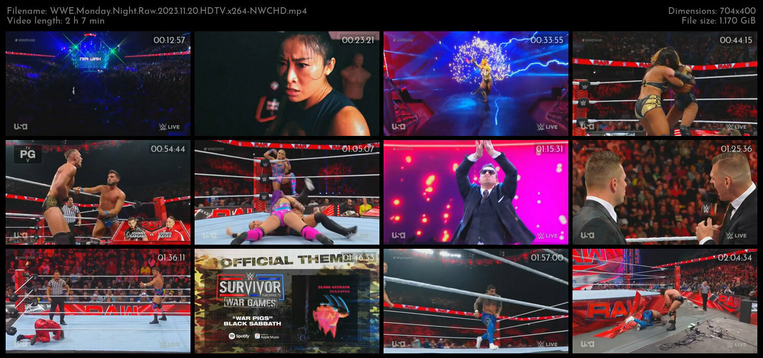 WWE Monday Night Raw 2023 11 20 HDTV x264 NWCHD TGx