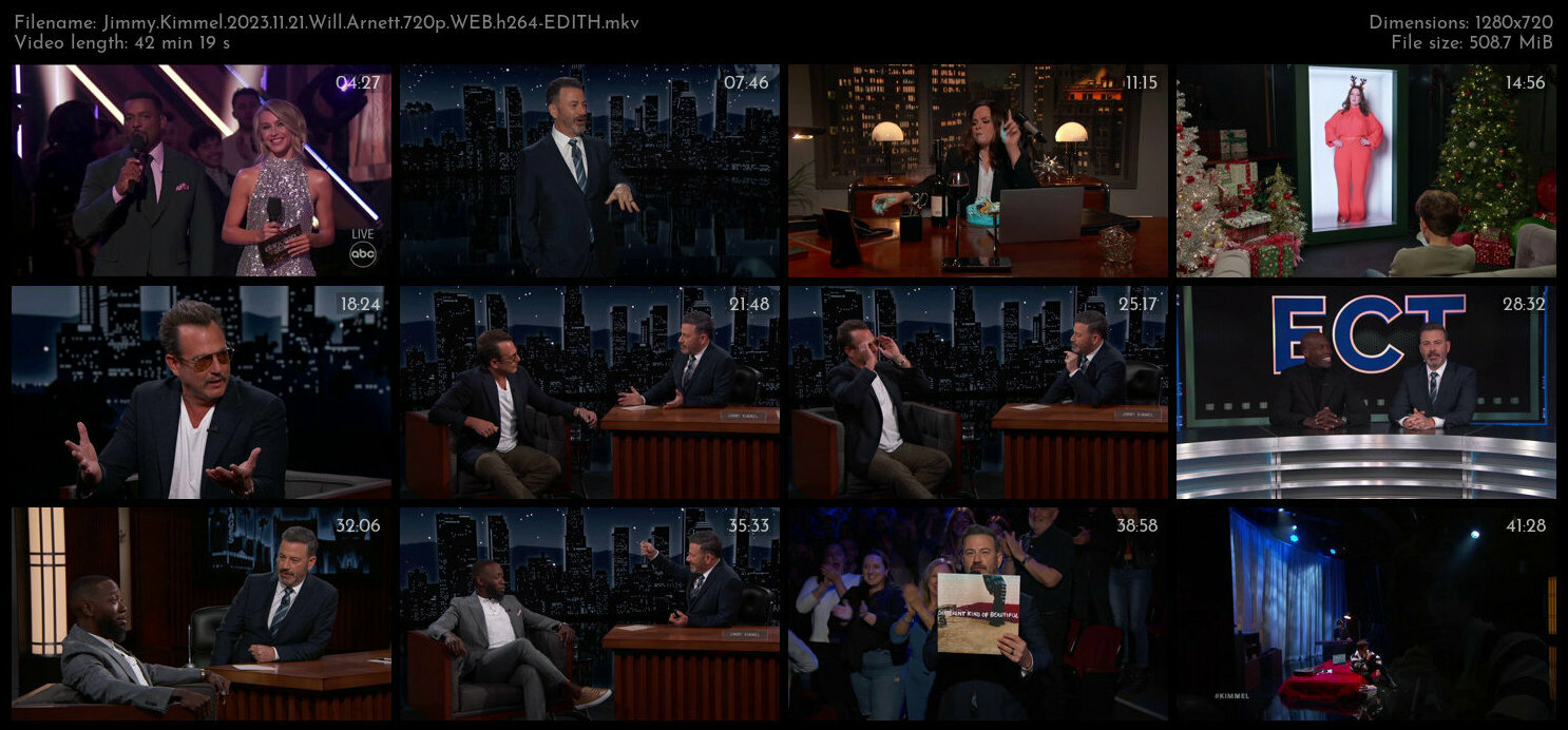 Jimmy Kimmel 2023 11 21 Will Arnett 720p WEB h264 EDITH TGx