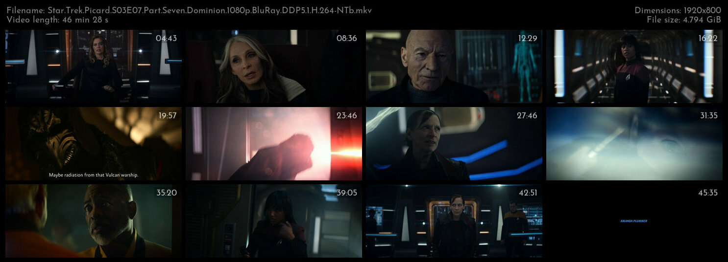 Star Trek Picard S03E07 Part Seven Dominion 1080p BluRay DDP5 1 H 264 NTb TGx