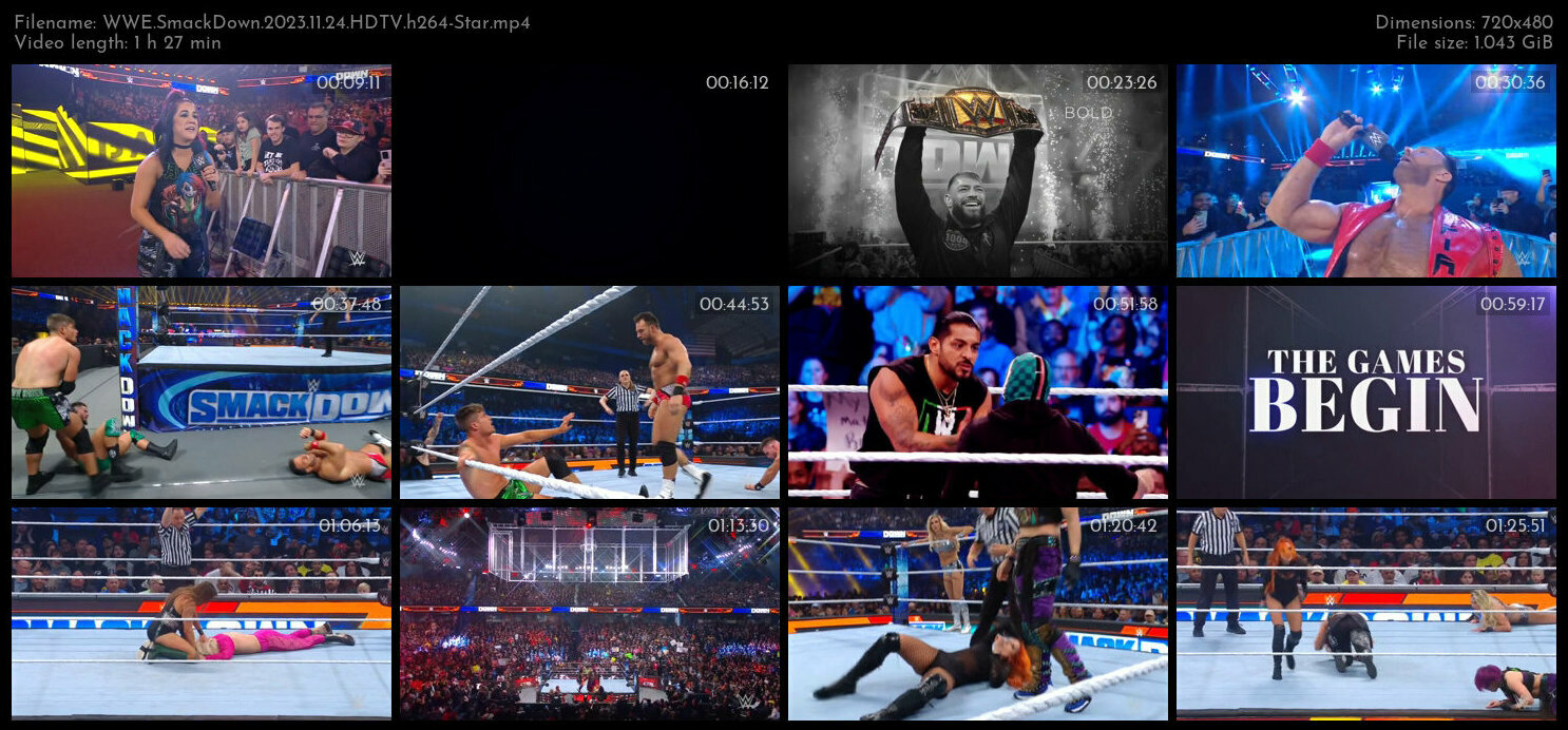 WWE SmackDown 2023 11 24 HDTV h264 Star TGx