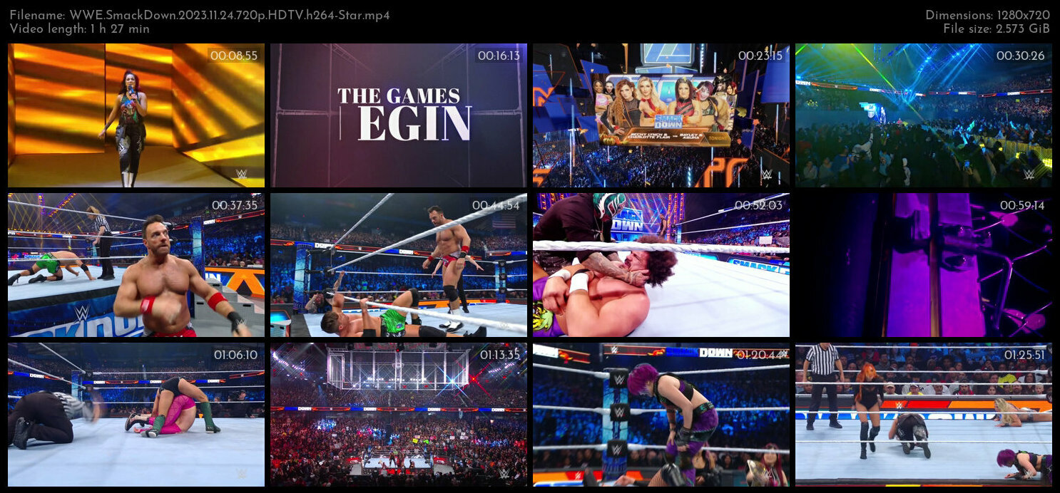 WWE SmackDown 2023 11 24 720p HDTV h264 Star TGx
