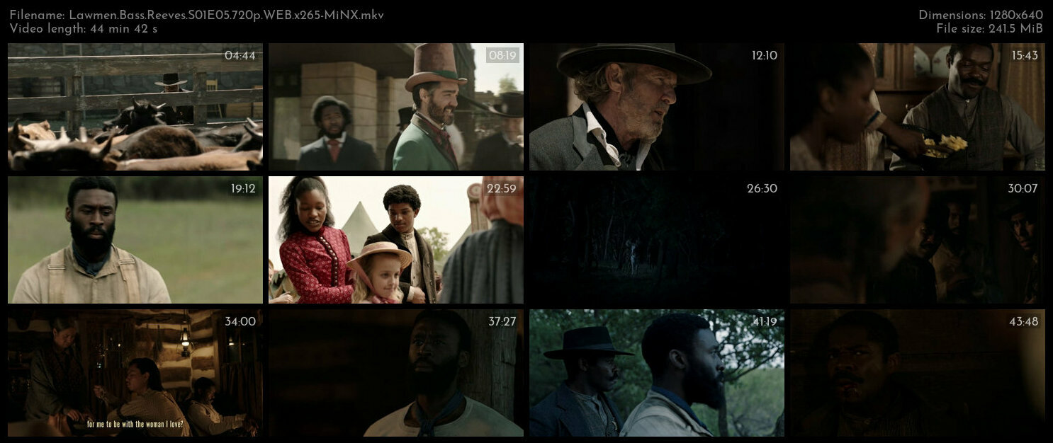 Lawmen Bass Reeves S01E05 720p WEB x265 MiNX TGx