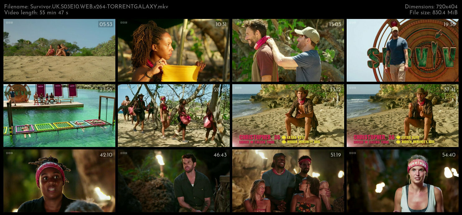 Survivor UK S03E10 WEB x264 TORRENTGALAXY