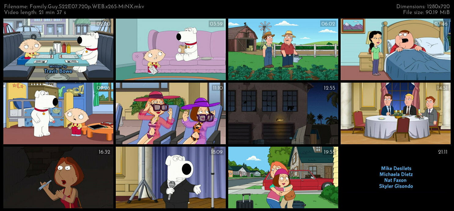 Family Guy S22E07 720p WEB x265 MiNX TGx