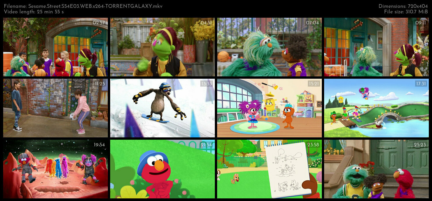 Sesame Street S54E03 WEB x264 TORRENTGALAXY