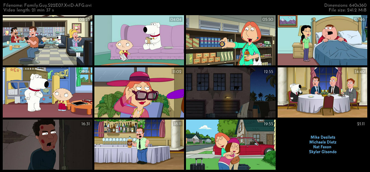 Family Guy S22E07 XviD AFG TGx