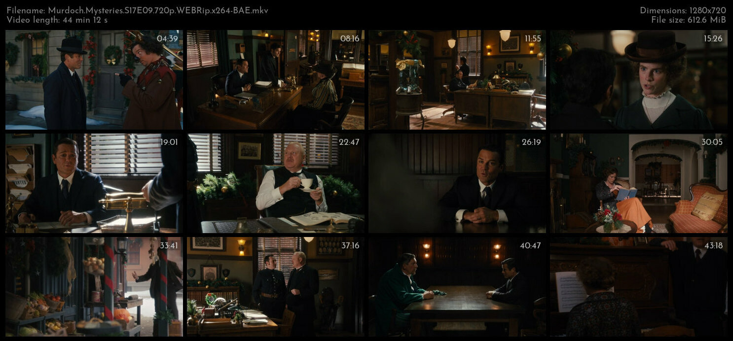 Murdoch Mysteries S17E09 720p WEBRip x264 BAE TGx