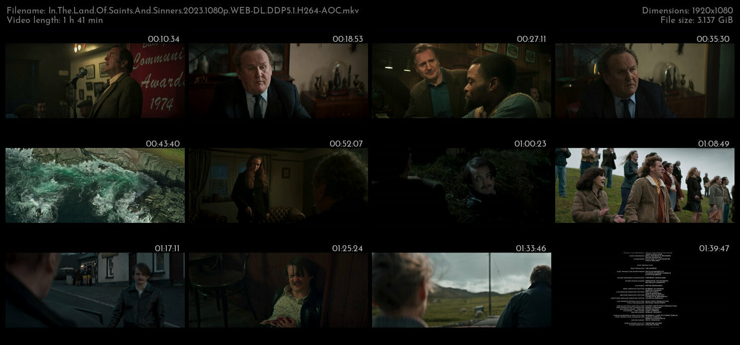 In The Land Of Saints And Sinners 2023 1080p WEB DL DDP5 1 H264 AOC TGx