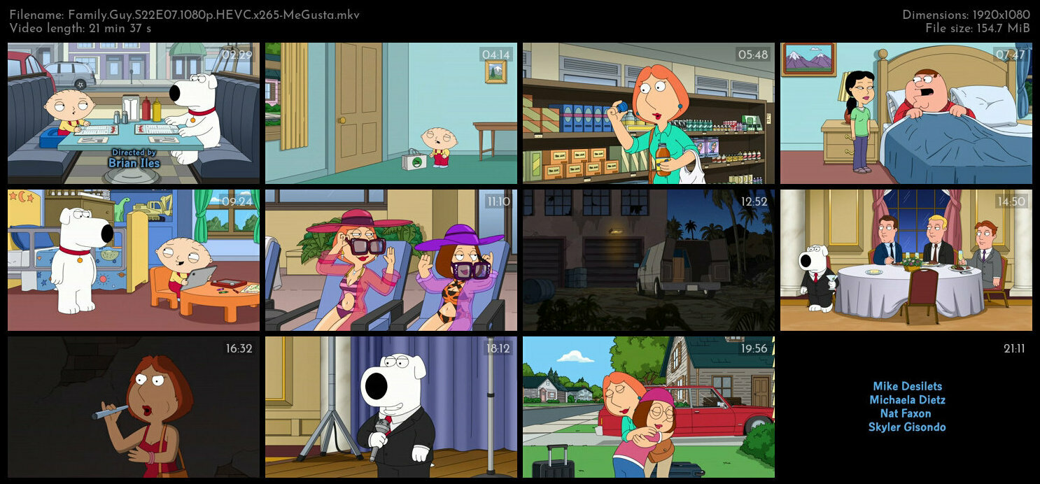 Family Guy S22E07 1080p HEVC x265 MeGusta TGx