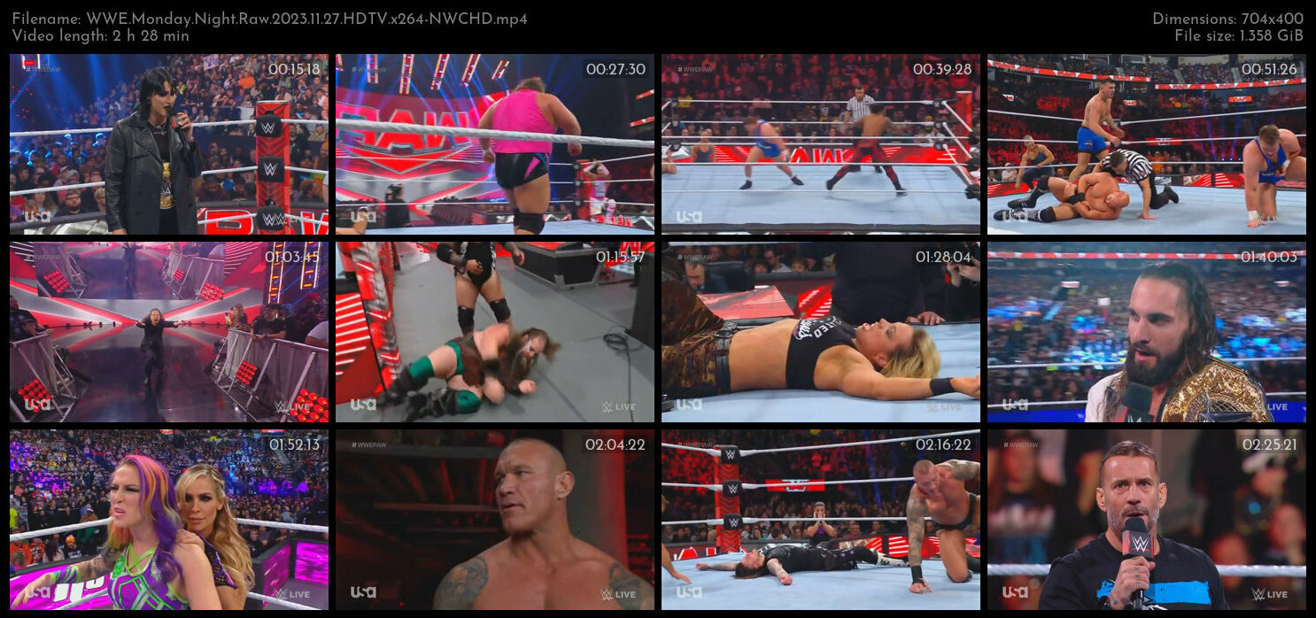 WWE Monday Night Raw 2023 11 27 HDTV x264 NWCHD TGx