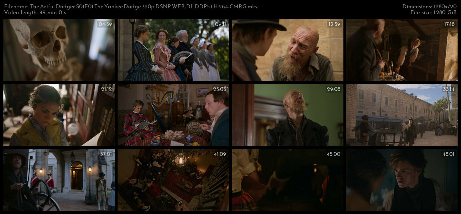 The Artful Dodger S01E01 The Yankee Dodge 720p DSNP WEB DL DDP5 1 H 264 CMRG TGx