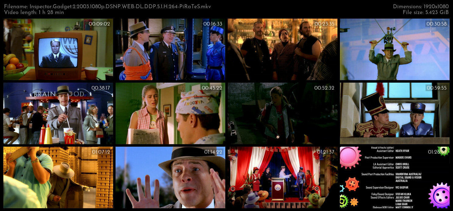 Inspector Gadget 2 2003 1080p DSNP WEB DL DDP 5 1 H 264 PiRaTeS TGx