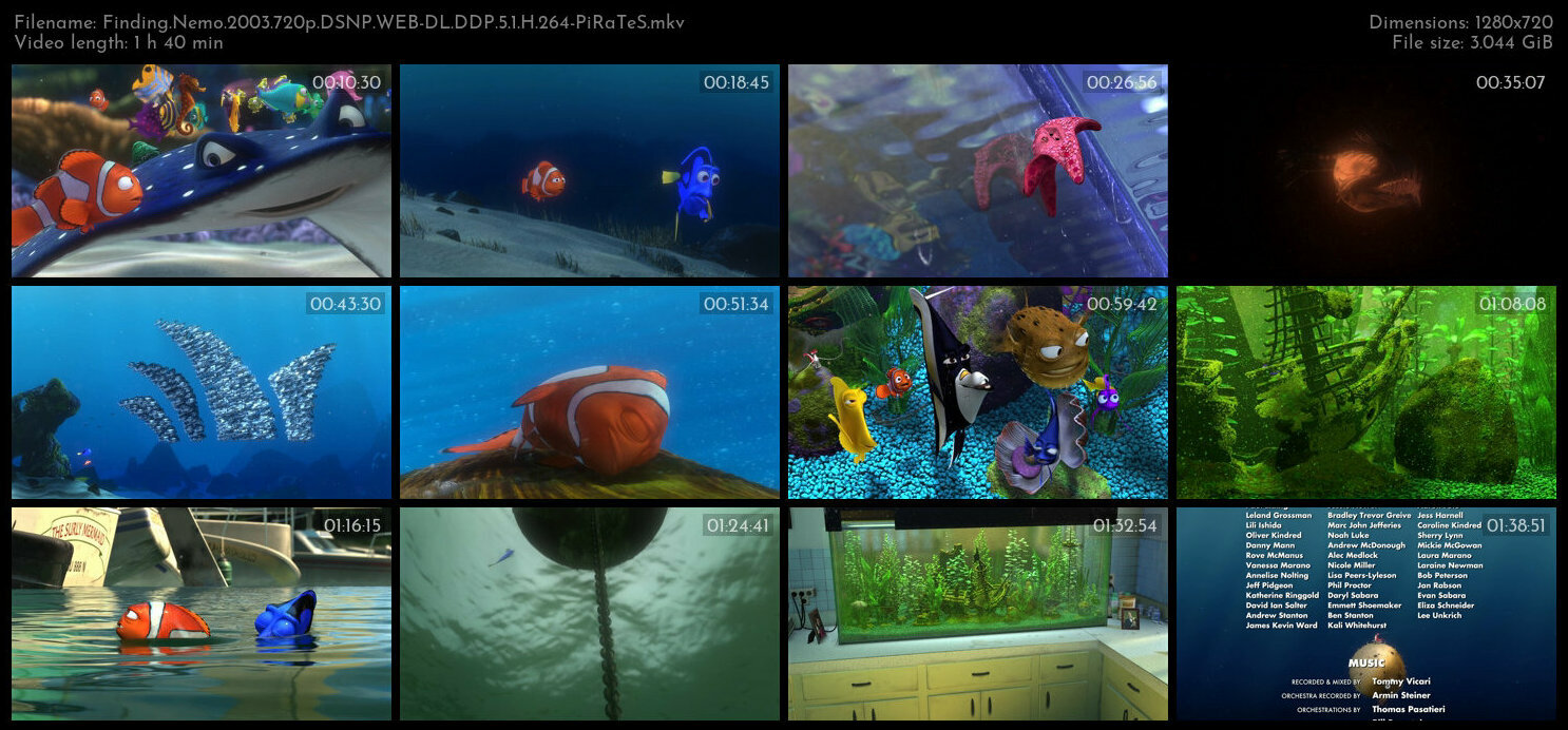 Finding Nemo 2003 720p DSNP WEB DL DDP 5 1 H 264 PiRaTeS TGx