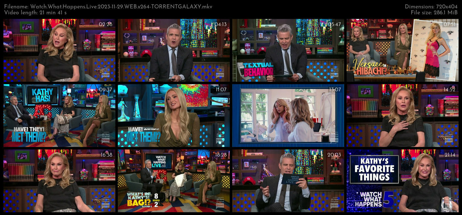 Watch What Happens Live 2023 11 29 WEB x264 TORRENTGALAXY