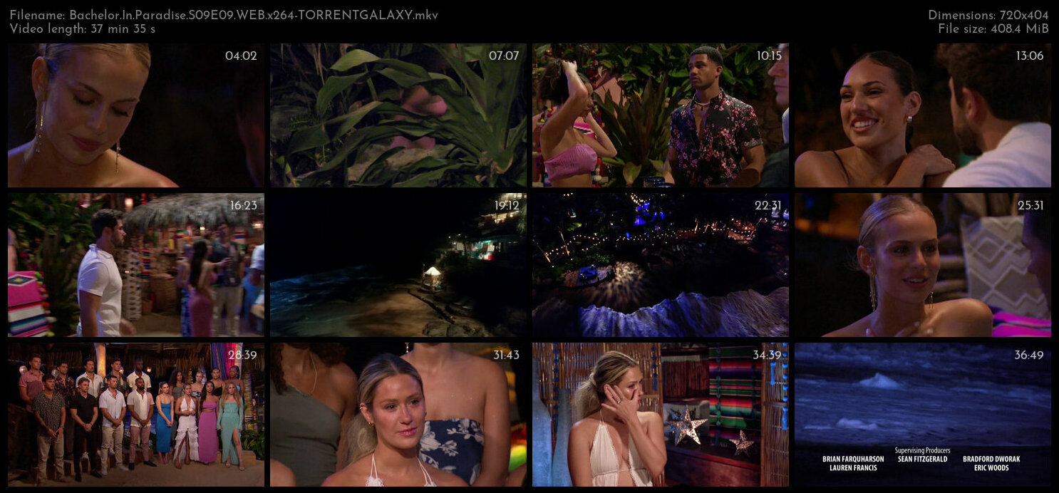 Bachelor In Paradise S09E09 WEB x264 TORRENTGALAXY