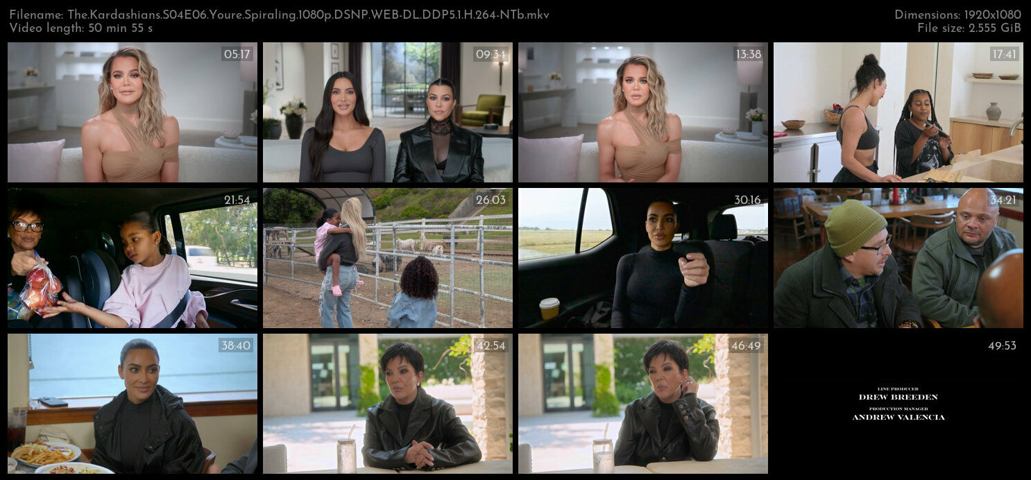The Kardashians S04E06 Youre Spiraling 1080p DSNP WEB DL DDP5 1 H 264 NTb TGx