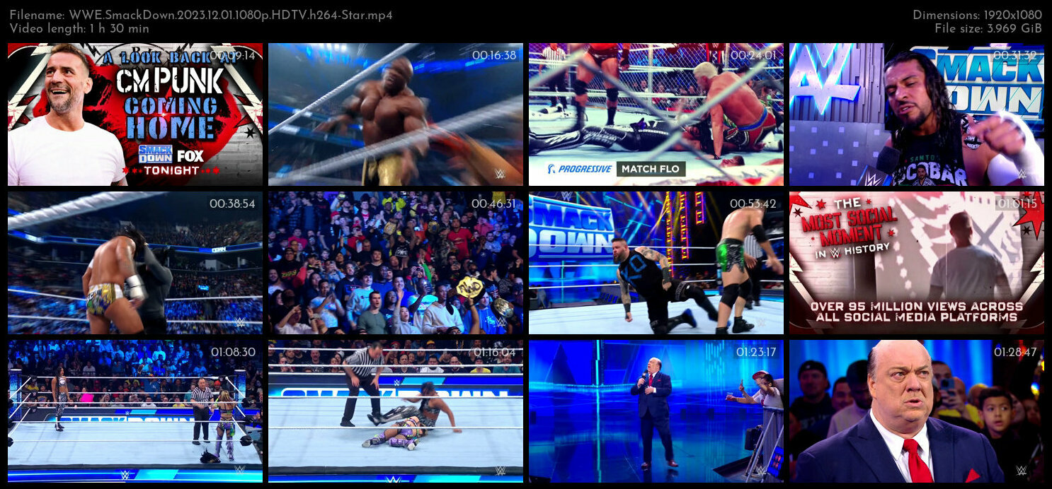 WWE SmackDown 2023 12 01 1080p HDTV h264 Star TGx