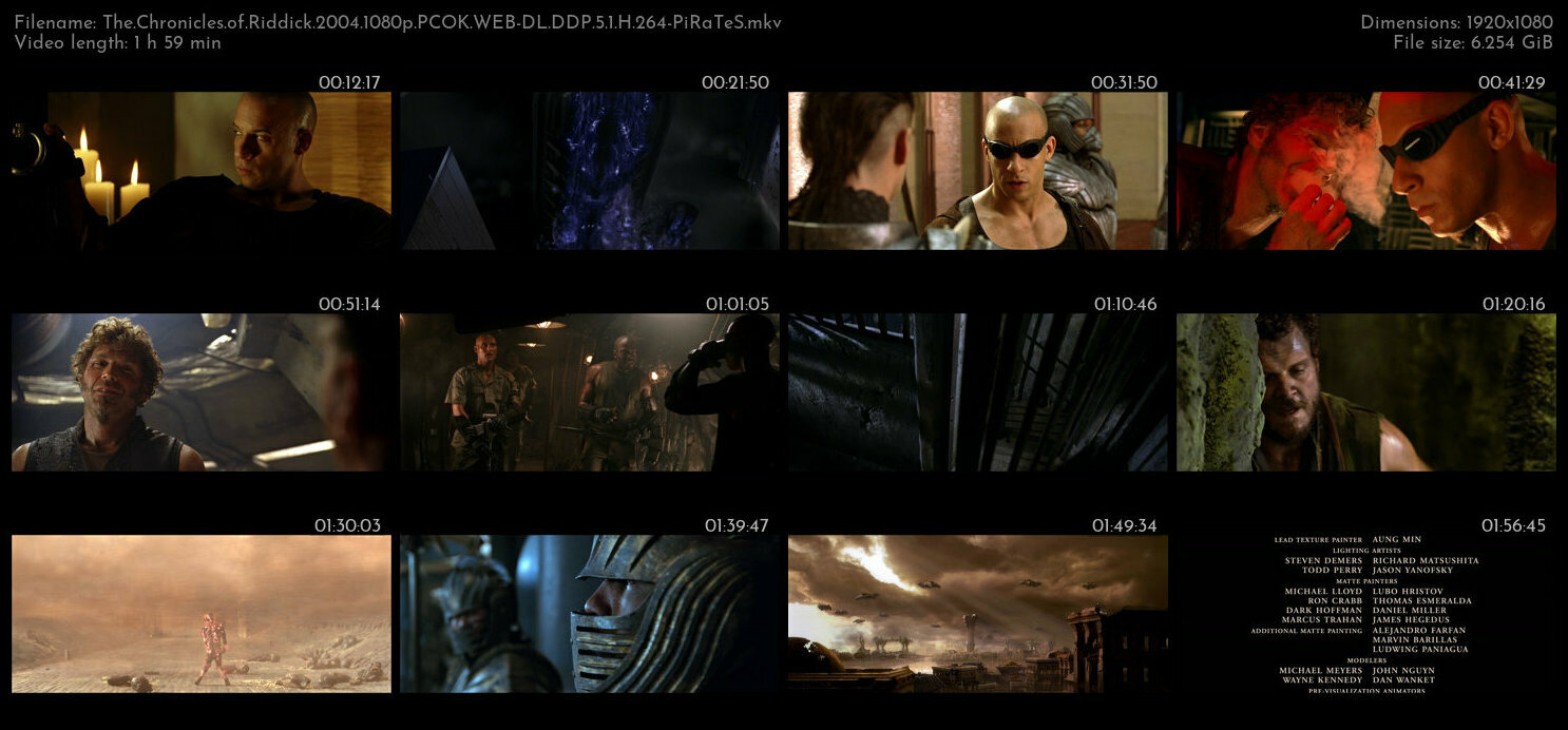 The Chronicles of Riddick 2004 1080p PCOK WEB DL DDP 5 1 H 264 PiRaTeS TGx