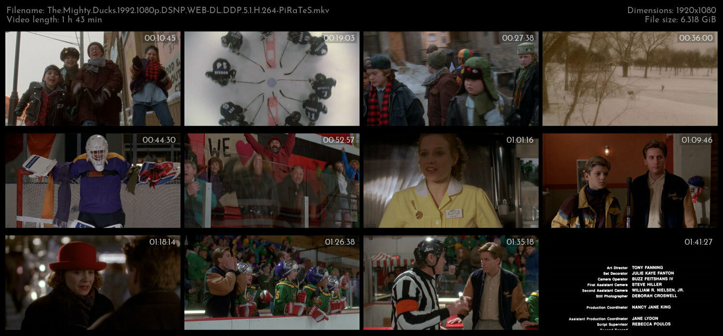 The Mighty Ducks 1992 1080p DSNP WEB DL DDP 5 1 H 264 PiRaTeS TGx