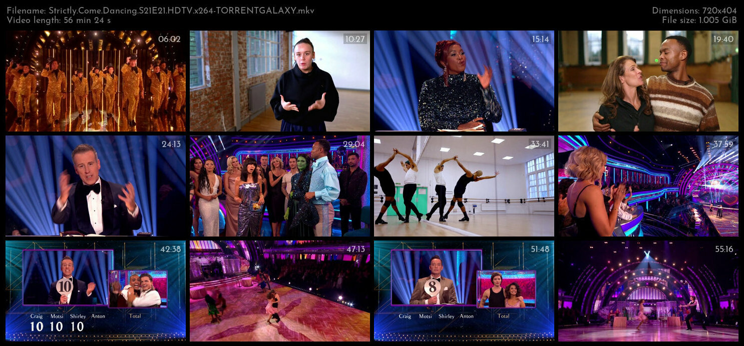 Strictly Come Dancing S21E21 HDTV x264 TORRENTGALAXY