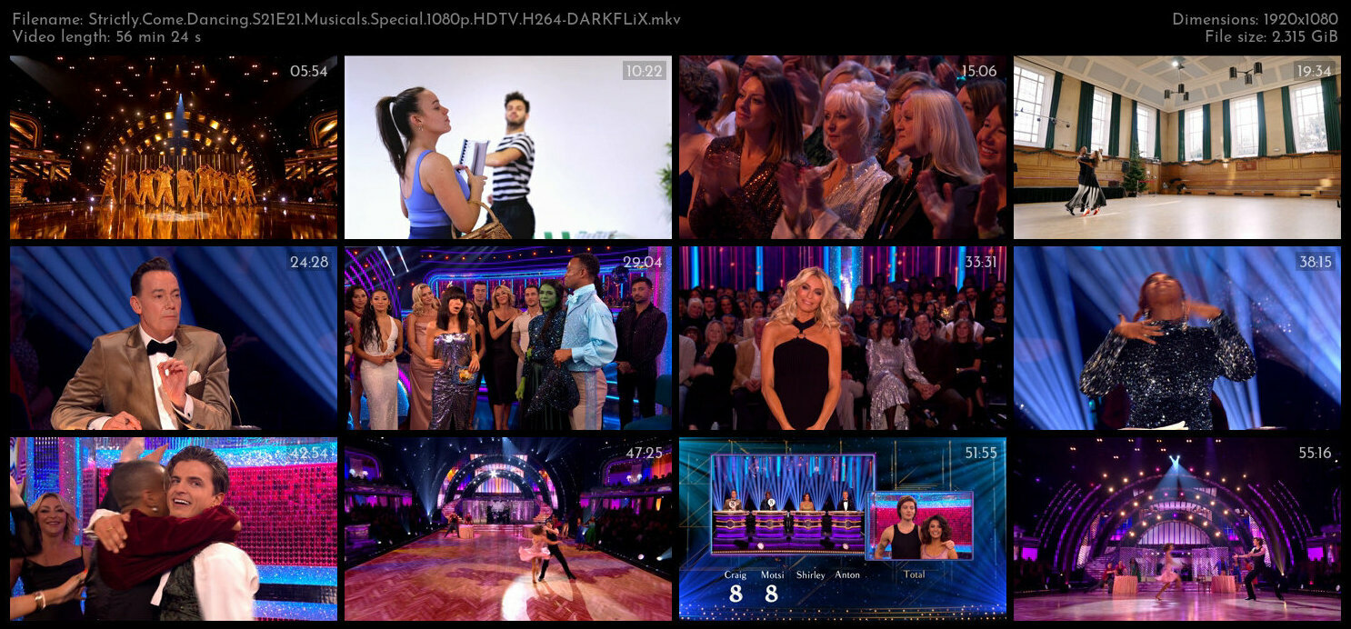 Strictly Come Dancing S21E21 Musicals Special 1080p HDTV H264 DARKFLiX TGx