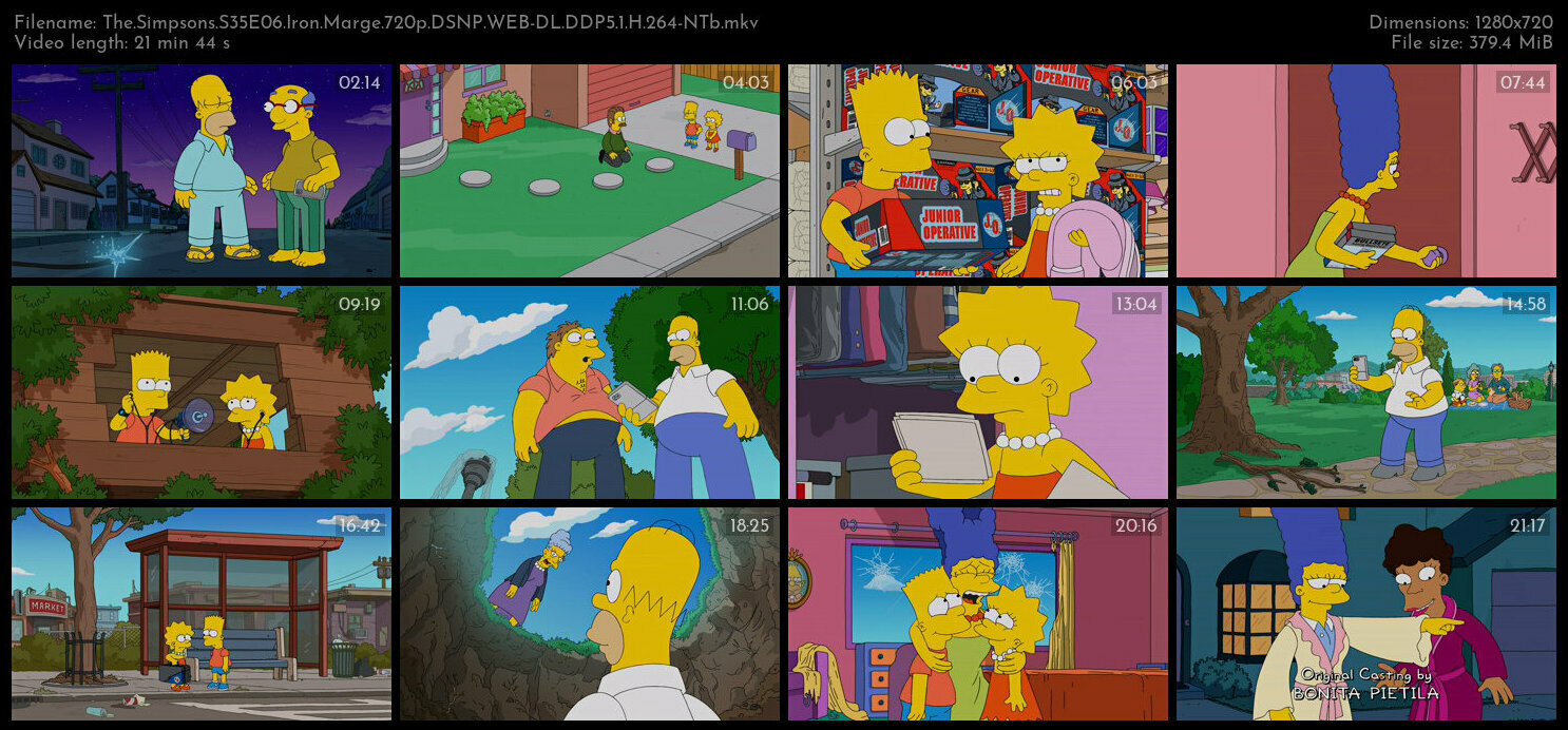 The Simpsons S35E06 Iron Marge 720p DSNP WEB DL DDP5 1 H 264 NTb TGx