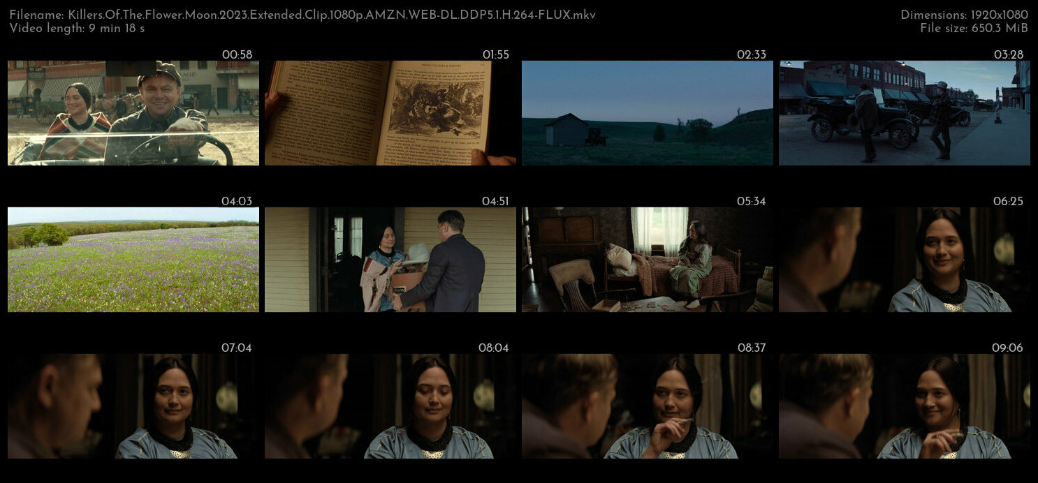 Killers Of The Flower Moon 2023 Extended Clip 1080p AMZN WEB DL DDP5 1 H 264 FLUX TGx