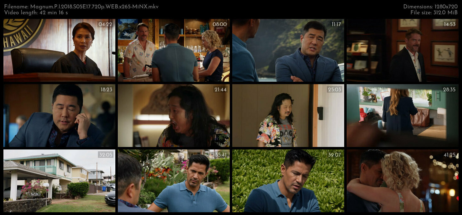 Magnum P I 2018 S05E17 720p WEB x265 MiNX TGx