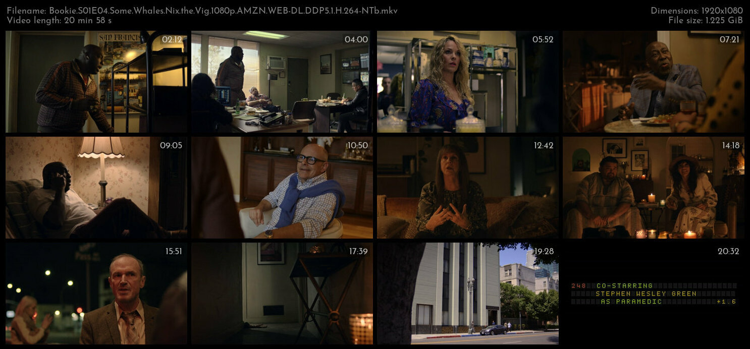 Bookie S01E04 Some Whales Nix the Vig 1080p AMZN WEB DL DDP5 1 H 264 NTb TGx