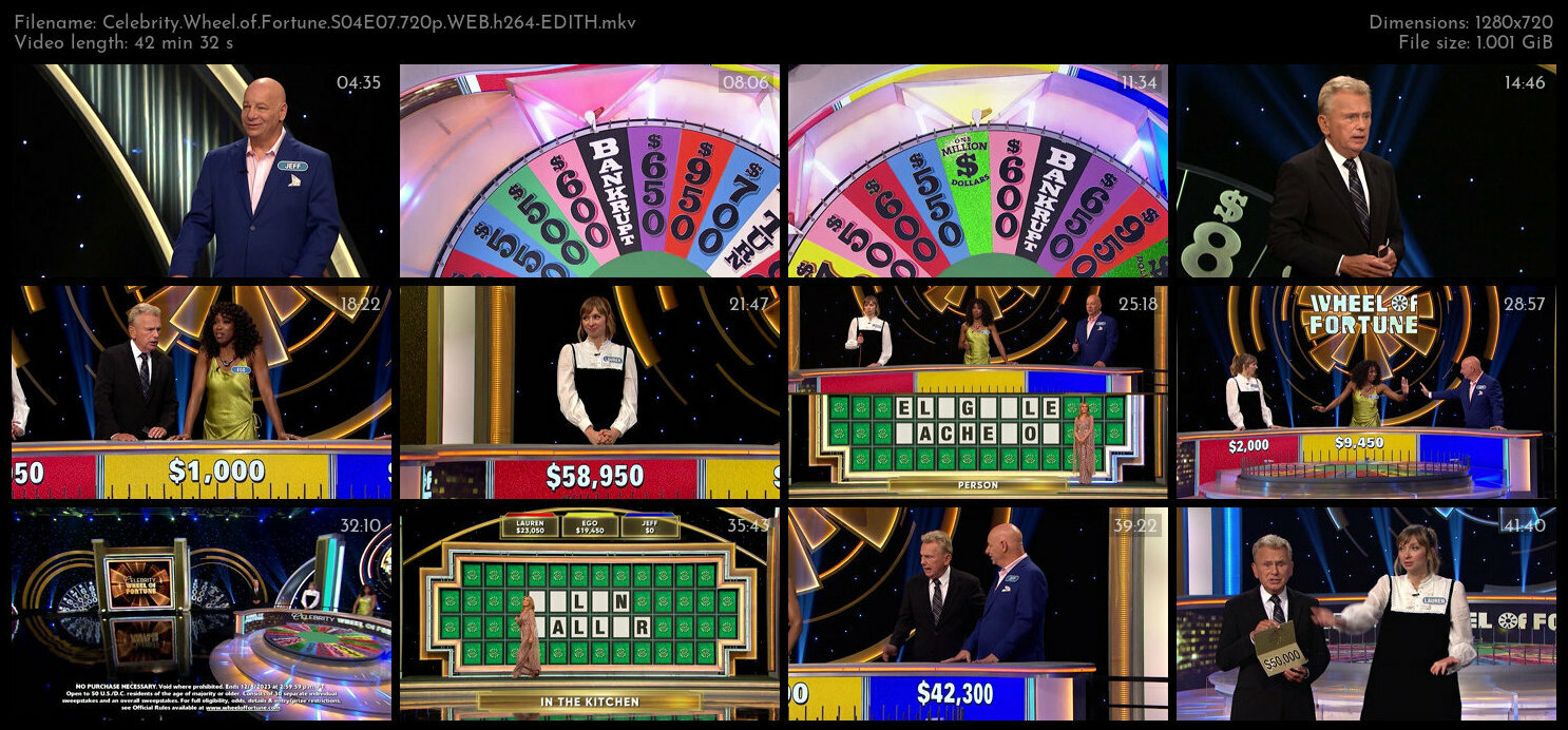 Celebrity Wheel of Fortune S04E07 720p WEB h264 EDITH TGx