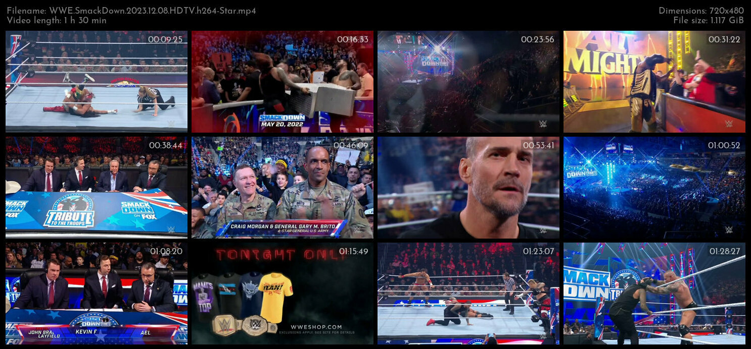 WWE SmackDown 2023 12 08 HDTV h264 Star TGx