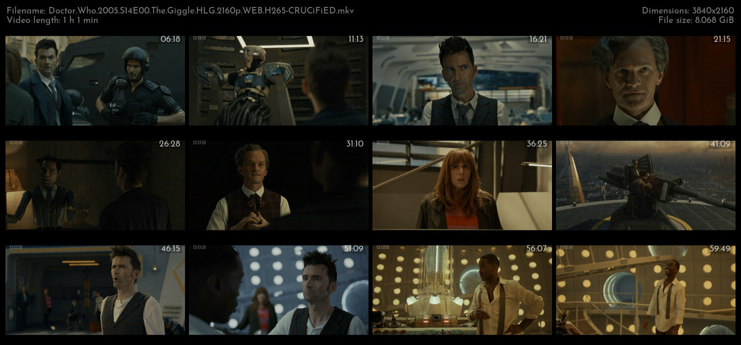 Doctor Who 2005 S14E00 The Giggle HLG 2160p WEB H265 CRUCiFiED TGx