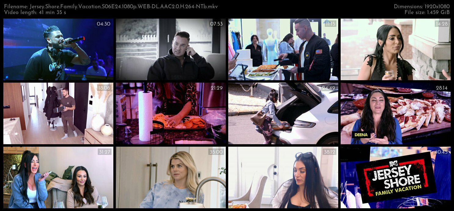 Jersey Shore Family Vacation S06E24 1080p WEB DL AAC2 0 H 264 NTb TGx