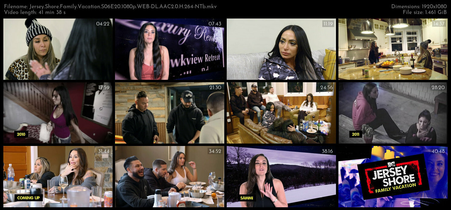 Jersey Shore Family Vacation S06E20 1080p WEB DL AAC2 0 H 264 NTb TGx