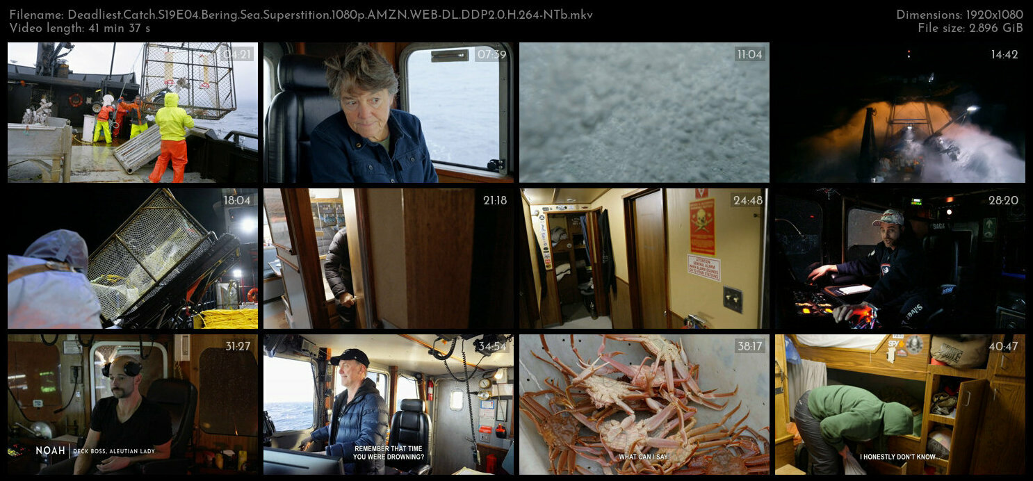 Deadliest Catch S19E04 Bering Sea Superstition 1080p AMZN WEB DL DDP2 0 H 264 NTb TGx