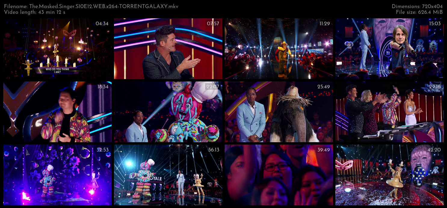 The Masked Singer S10E12 WEB x264 TORRENTGALAXY