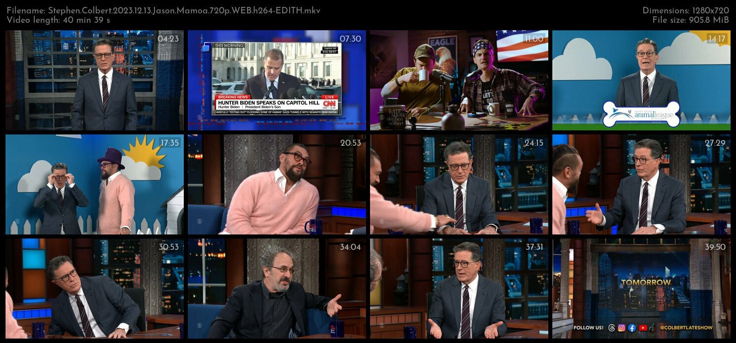 Stephen Colbert 2023 12 13 Jason Mamoa 720p WEB h264 EDITH TGx