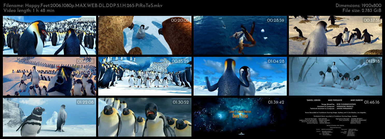 Happy Feet 2006 1080p MAX WEB DL DDP 5 1 H 265 PiRaTeS TGx
