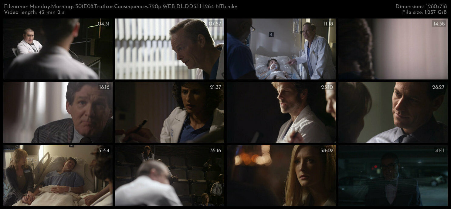 Monday Mornings S01E08 Truth or Consequences 720p WEB DL DD5 1 H 264 NTb TGx