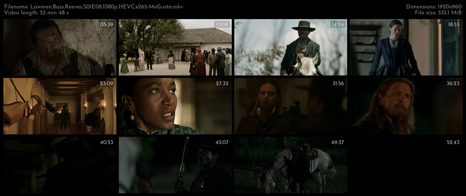 Lawmen Bass Reeves S01E08 1080p HEVC x265 MeGusta TGx