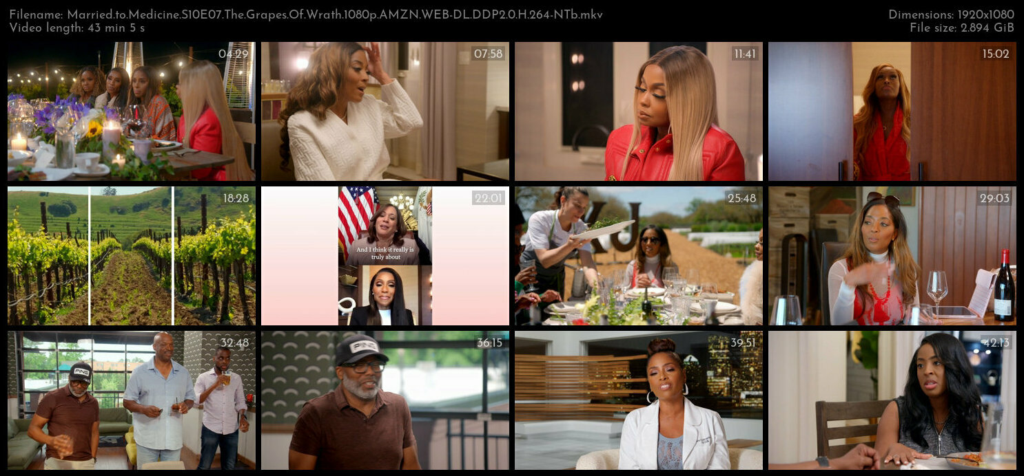 Married to Medicine S10E07 The Grapes Of Wrath 1080p AMZN WEB DL DDP2 0 H 264 NTb TGx