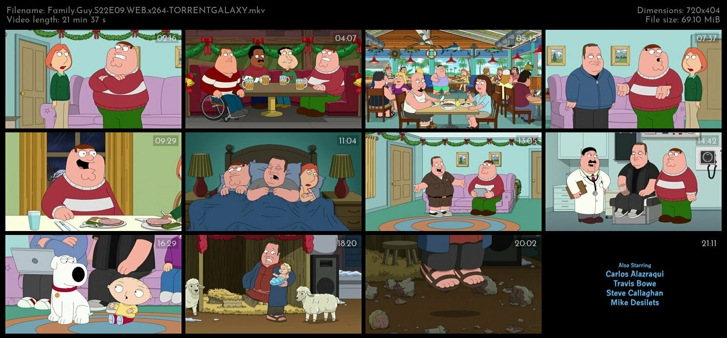 Family Guy S22E09 WEB x264 TORRENTGALAXY