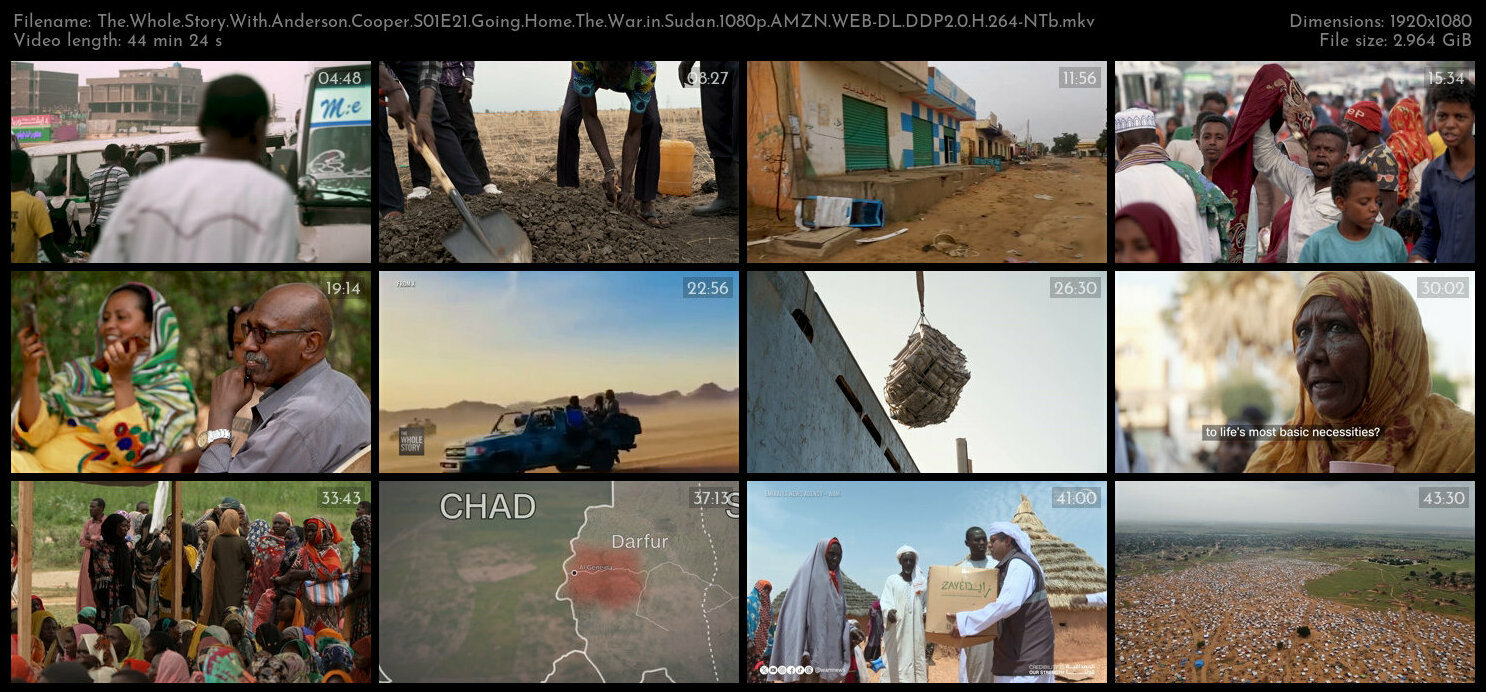 The Whole Story With Anderson Cooper S01E21 Going Home The War in Sudan 1080p AMZN WEB DL DDP2 0 H 2